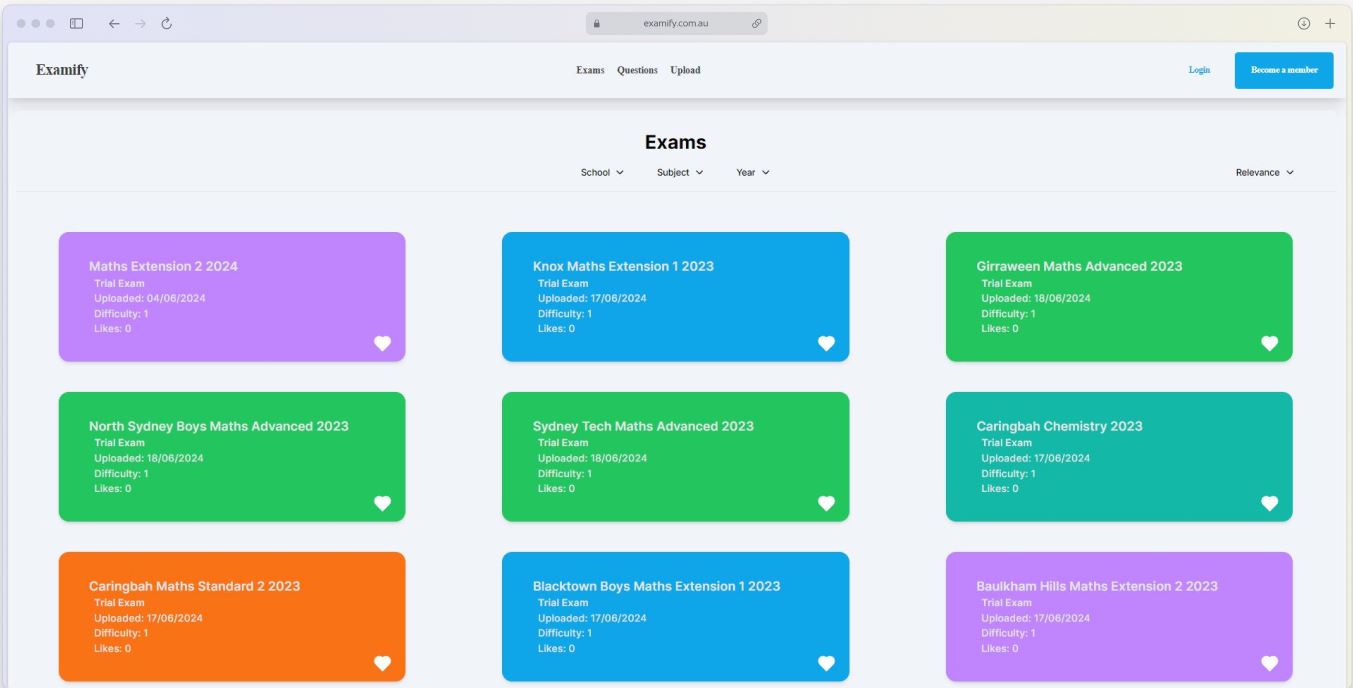 Practice Trial Exams